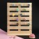 Organizer-book for threads, wall/table, with mounts, 40 × 30 × 5 cm