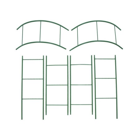 Sadovaya arch, collapsible, 240 × 125 × 36.5 cm, metal, green, Greengo-1