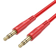 Cable AUX HOCO UPA24, Jack 3.5 mm (M) - Jack 3.5 mm (M), 1 m, nylon, red