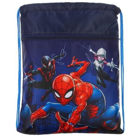 A bag for shoes with a pocket 420*350 mm, Avengers Spider Man (Soft Polyester, Density 210D)-1