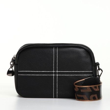Women's bag with lightning, black color