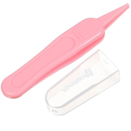 Child care set (aspirator, brush, tweezers), pink color-11