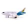 Liner aircraft, works on batteries, light and sound effects