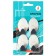 Metal hook on a sticky base oval, 4pcs, Fresh Code