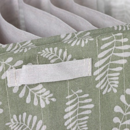 Organizer for linen LEAVES, 9 cells, 25 × 33 × 16 cm, green color-1