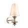 Wall lamp EVOLUCE. SL1137.101.01. Rionfo. 1x40 W, E14, 15x32.6 cm, Nickel color
