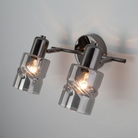 ANSA lamp, 2x40W E14, color black pearls-5