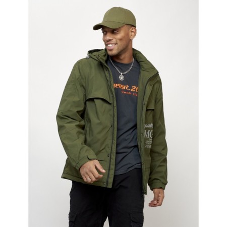 Sports male jacket, size 48, khaki color-6