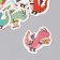 Stickers for the creativity of "Dracoshi" embossing gold set 48 pcs 9x7x0.8 cm