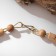 Handmade necklace, wooden "ATV -eyed", 50 cm