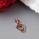 Decor for creativity Metal "Violin key" gold 2.9x1.3 cm