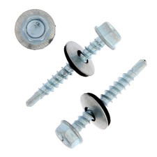 Self -cuts roof tundra Krep with a drill 4.8x35 mm, zinc, 60 pcs.