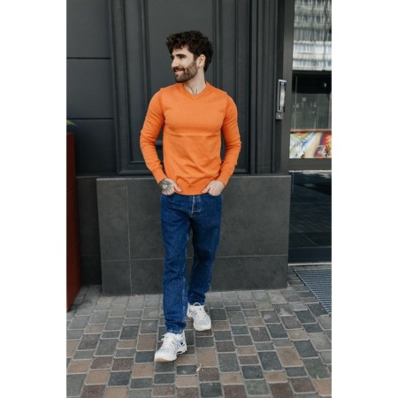 Jumper male ise, size 54, orange color-2