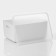 Storage container with lid LADOM "E LEC", 36 × 26 × 16 cm, white color