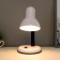 Table lamp E27, with off. (220V) white 34x14x14 risalux