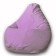 The hand-bag “Pear” is positive Modus, size m, diameter 70 cm, height 90 cm, velor, pink color