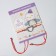 Bracelet-reinforcing "red thread" for happiness, heart, color silver, d = 5.5 cm