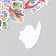 Stickers for creativity "Adventures of astronauts" embossing silver set 48 pcs 9x7x0.8 cm
