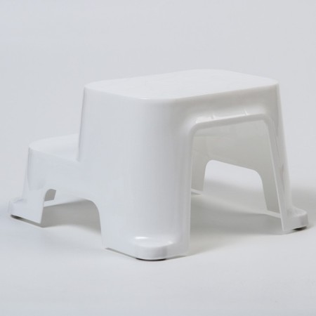 Stool-stand for children, white color-3