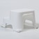 Stool-stand for children, white color