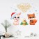 Interior sticker with a luminous layer of “magic and happiness”, 21 x 29.7 cm, New Year