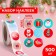 Stickers in the roll "Fun", 500 pcs, 2.5 x 2.5 cm