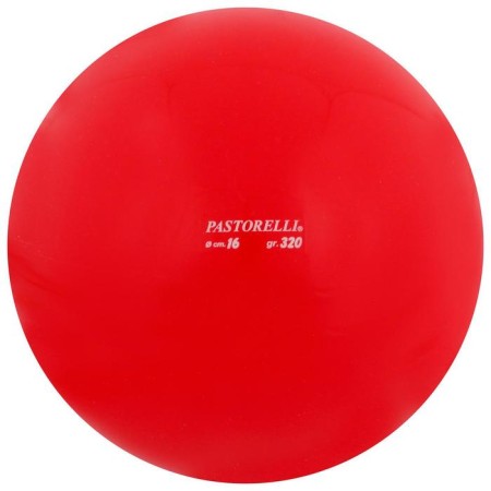 The ball for rhythmic gymnastics Pastorelli, D = 16 cm, red color