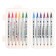 A set of markers 12 colors, bilateral, bullet and mowing tips