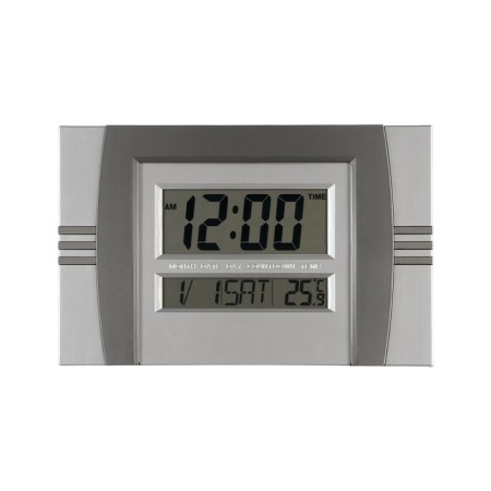 Electronic wall clock, desktop, with an alarm clock, 2 aaa, 29 x 18.5 x 2 cm-1