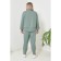 Female suit, size 68, green color