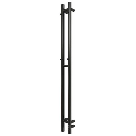 Electric towel Grois Orso, 110x1200 mm, 3 crossbars, lower rights, black-1