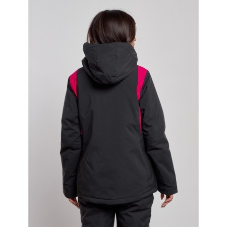 Ski jacket women's, size 50, black color-3