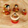 Matryoshka "Khokhlomskaya", 4 puppet, the highest category