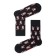Male cotton socks diwari happy "rabbits", size 25, dark blue color