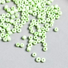 Бисер "Zlatka" 08/0, 3 мм, 10 г 0971 салатовый