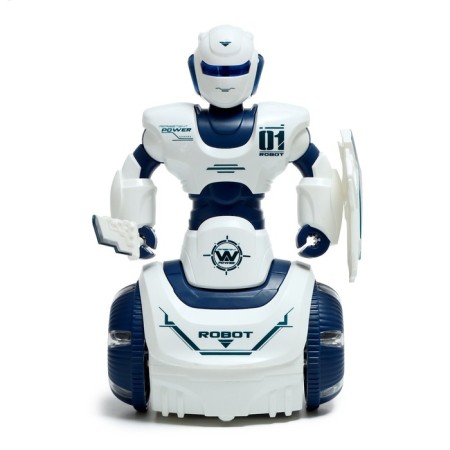 Shuntik robot, Russian voicing, light effects, works from batteries-1