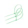 Nylon screed 4.8x400 mm tundra, green color, 25 pcs