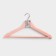 Shoulders - a hanger with a crossbar LadoM Rose Gold, covered with velvet, size 44.5 × 1.2 × 23 cm, 2pcs