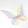Carnival wings "butterfly", rainbow color