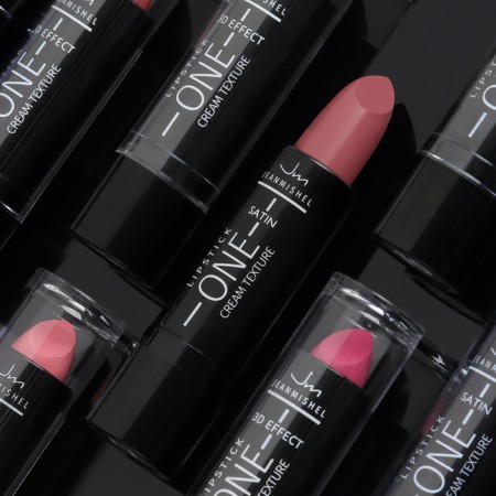 Lipstick jeanmishel 3d effect tone 03 natural pink-beige, 14 g