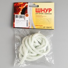 The cord of thermal -resistant with a diameter of 8 mm (packaging, 2 meters)