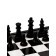 Chess 26 x 26 cm, King H-4.6 cm, d-1.9 cm, plastic board and figures