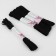 Rubber bands, 6 mm, 5.5 ± 0.5 m, 4 pcs, black color