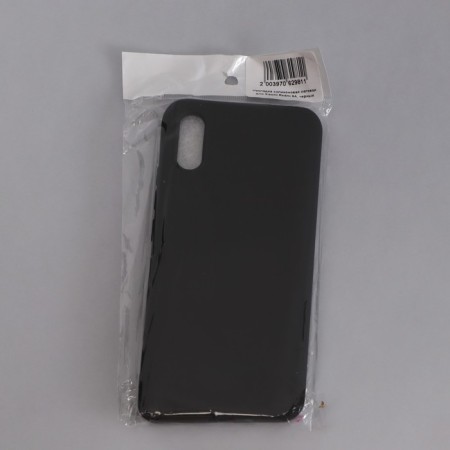 Case for Xiaomi Redmi 9a, silicone, matte, black-4