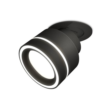 A set of a built -in rotary lamp with AMBRELLA LIGHT, Techno, XM8102523, Black Black Sand