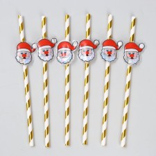 Devil Claus cocktail tubes, set, 6 pcs