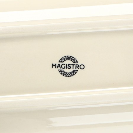 Porcelain dish for supply to Magistro Ocean, 33 × 10 × 3 cm, blue color-6