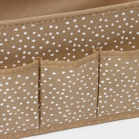 Organsiser for cosmetics of the “Points” Dolyana, 25 × 12 × 15 cm, beige color-3