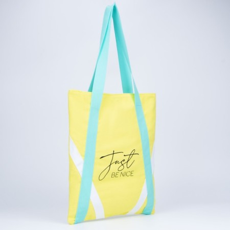 Bag Schoper BE Nice, 35 x 30 cm, with a lining, on a button, yellow-3