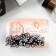 Halfish hair clip "Lyla" rose, 8 cm